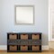 Amanti Art Non-Beveled Wall Mirror, Flair Polished Nickel Frame